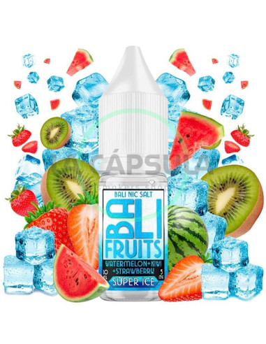 Watermelon + Kiwi + Strawberry SUPER Ice Bali Fruits Salts 10ml