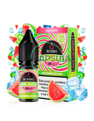 Watermelon Max Ice Bar Juice By Bombo 10ml