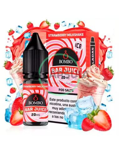 Strawberry Milkshake Ice Bar Juice By Bombo 10ml