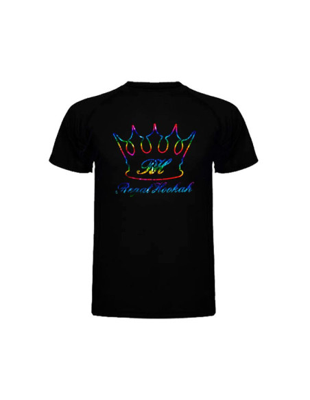 Camiseta Regal Hookah Black Rainbow