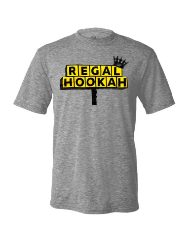 Camiseta Regal Hookah Grey Cubes