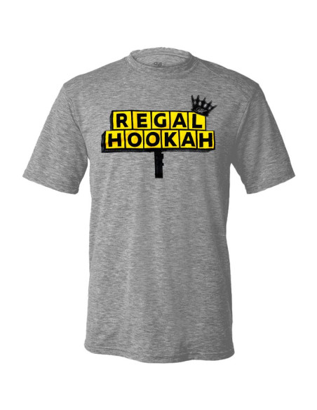 Camiseta Regal Hookah Grey Cubes