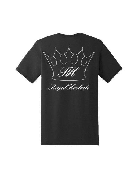 Camiseta Regal Hookah Black White