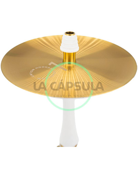 Union Hookah Sleek Rest White Gold