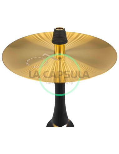 Union Hookah Sleek Rest Black Gold