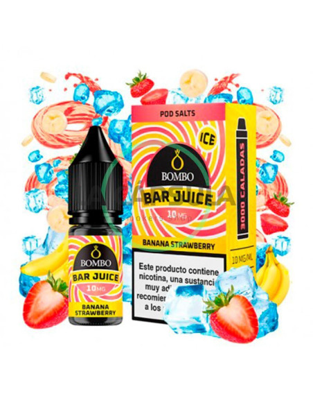Banana Strawberry Ice Bar Juice By Bombo 10ml