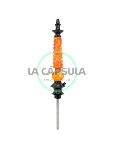 Regal Queen Cavalier Epoxy Orange Swirl Dark Glow