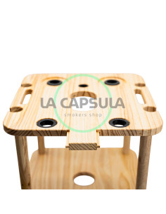 Mesa Madera Cuadrada 2