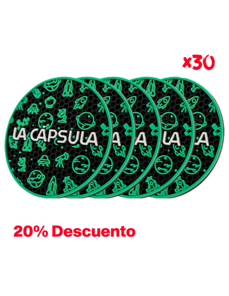 Pack 30x Posavasos La Cápsula