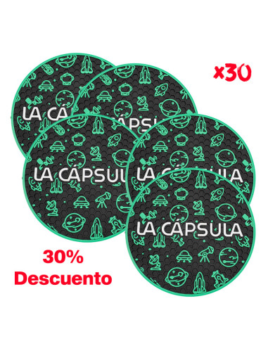 Pack 30x Tapete Redondo La Cápsula