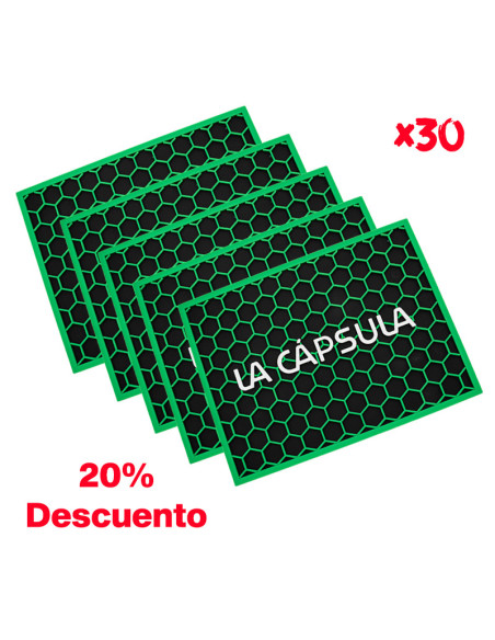 Pack 30x Tapete Rectangular La Cápsula